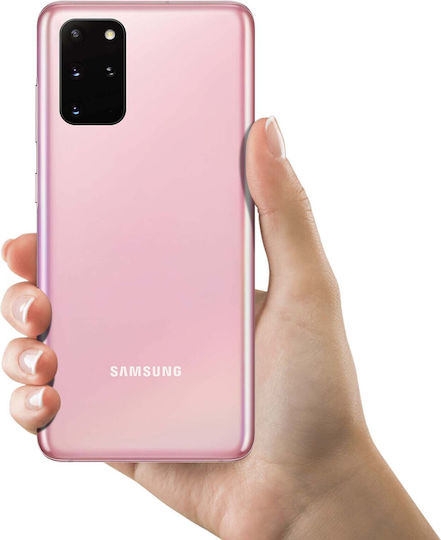 Clappio Κапак за замяна на батерията Розов за Samsung Galaxy S20 Plus