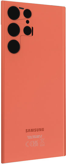 Clappio Batterieabdeckung Rot für Galaxy S22 Ultra