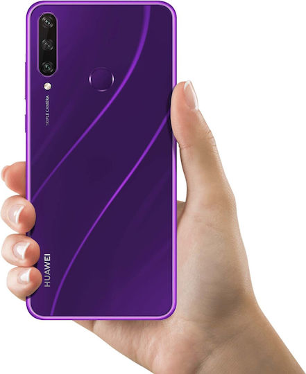 Clappio Καπάκι Μπαταρίας Μωβ για Huawei Y6p