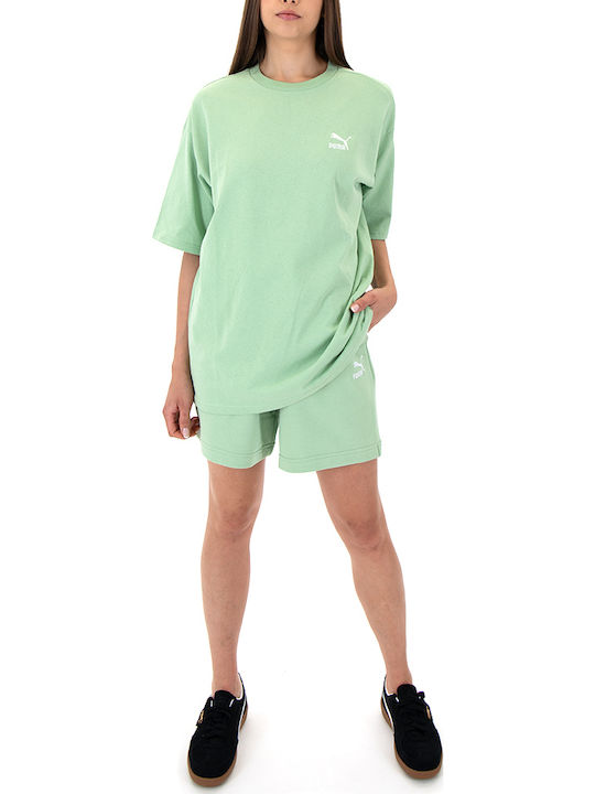 Better Classics Logo Tricou Sport Oversized Damă Verde