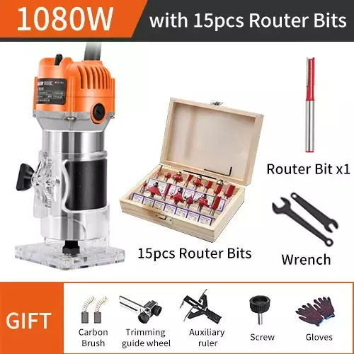 Trim Router 1280W with Suction System