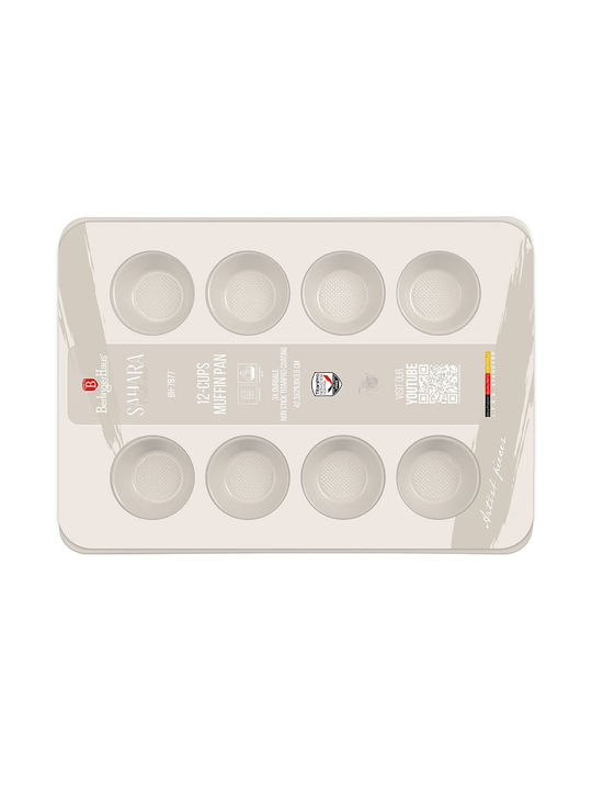 Berlinger Haus Φόρμα Ζαχαροπλαστικής για Cupcakes/Muffins 12 Θέσεων 42.3x28x3.5εκ.