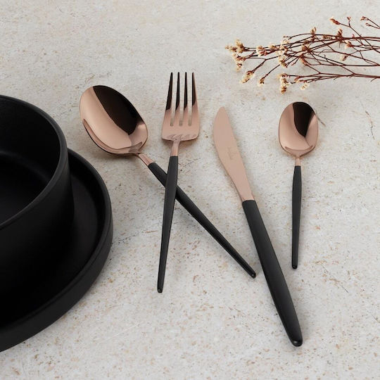Berlinger Haus Cutlery Set Stainless Rose Gold 24pcs