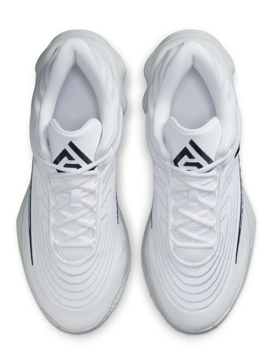 Giannis Immortality 4 Low Basketball Shoes White / Pure Platinum / Black