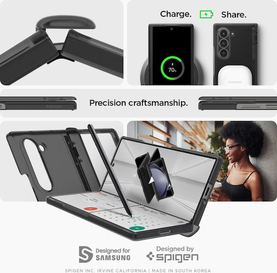 Spigen Back Cover Πλαστικό 2mm Γκρι (Galaxy Z Fold6)