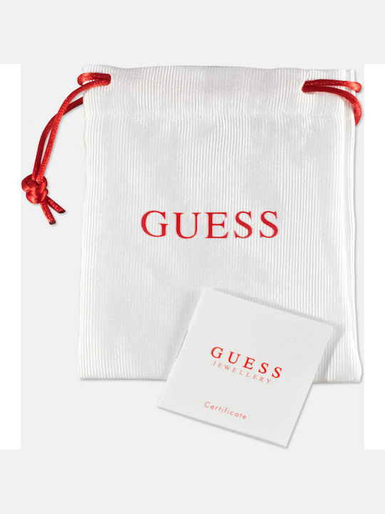 Guess Armband Riviera Oh My G mit Design mit Steinen aus Stahl Vergoldet mit Zirkonia