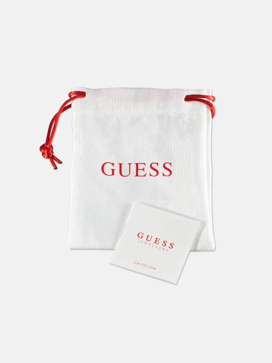 Guess Armband Mon Amour mit Design Herz aus Stahl Vergoldet mit Zirkonia