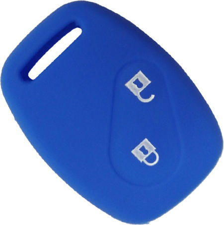 Car Key Cover Case made of with 2 Buttons for Honda in Blue Color