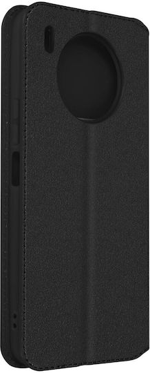 Hülle Honor 50 Lite Brieftaschenfunktion Video-Unterstützung Schwarz