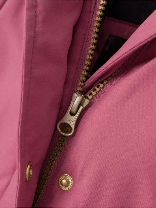 Kids' Parka Short with Hood Heather Rose