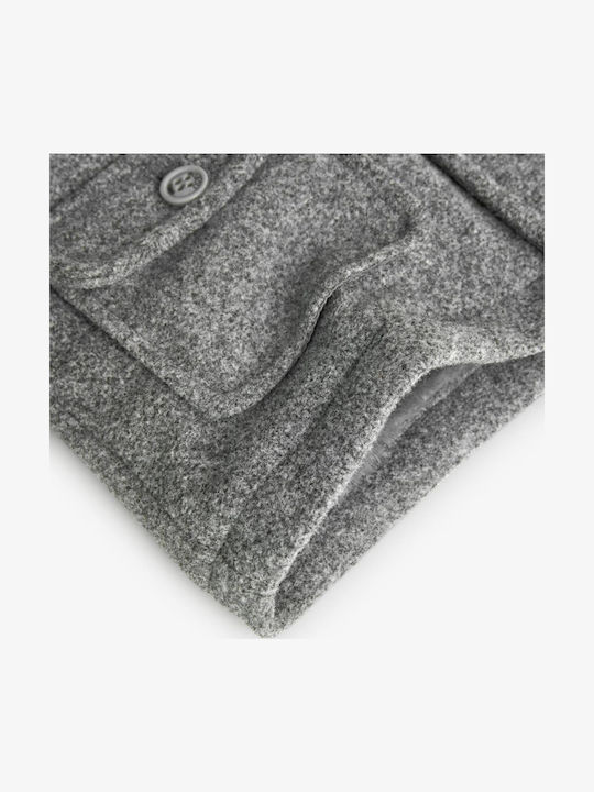 Kids' Coat Montgomery with Hood Gray