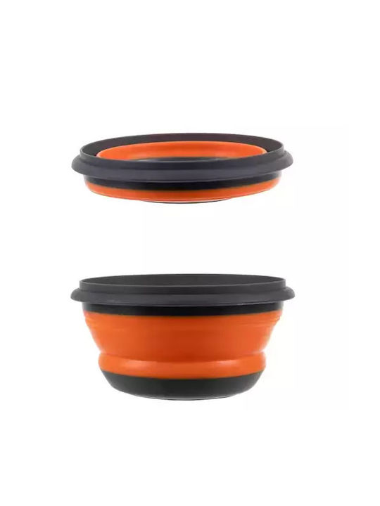 Ruhhy Silicone Lunch Box Gray 19x19cm 3pcs