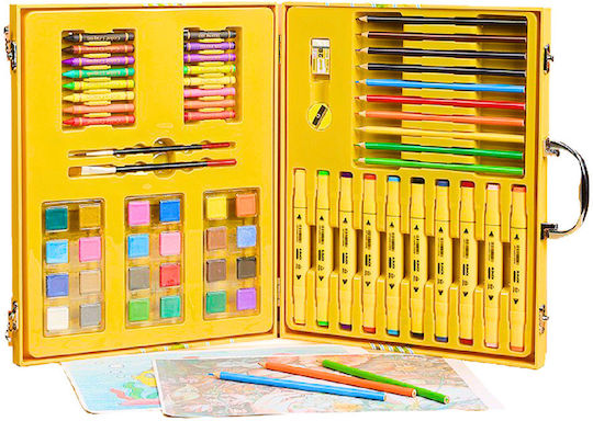 Art Set In A Suitcase Yellow Duck 84 El