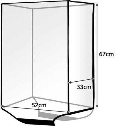 Trizand 23922 Transparent Suitcase Cover