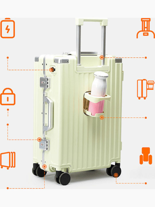 Βαλίτσα Χειραποσκευή Καμπίνας Bopai 33-859208/50cm Ροζ Χρυσό