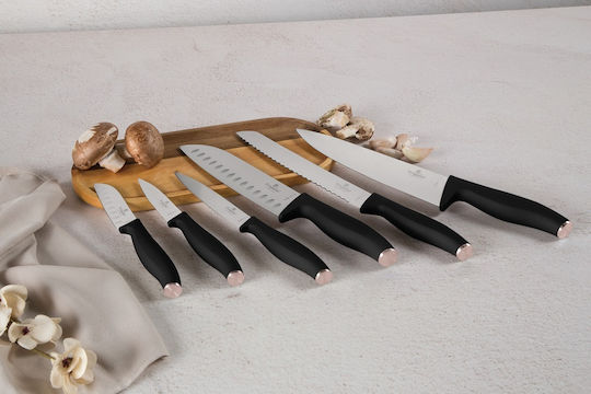 Berlinger Haus Black Rose Collection Messer Set aus Rostfreiem Stahl 6 Stück