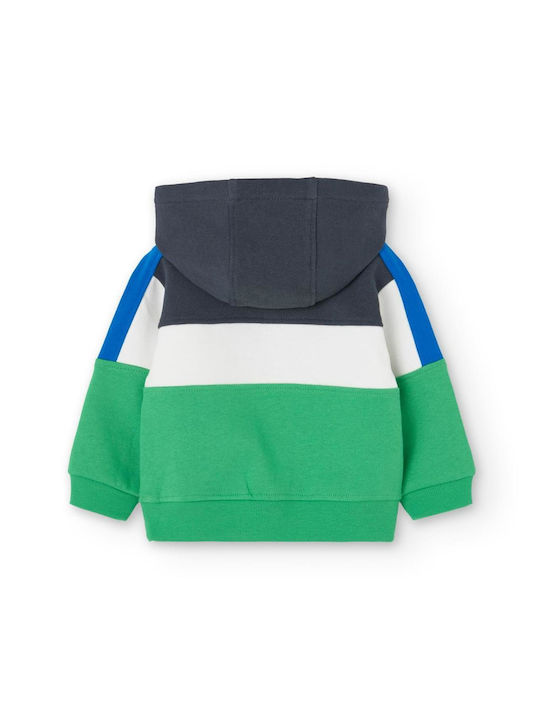 Boboli Kids Sweatshirt with Hood Green