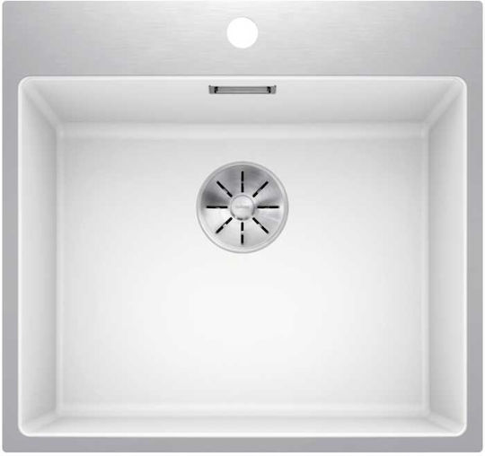 Blanco Subline 500-if/a Silgranit Ένθετος Inox Μ54.3xΠ51cm Γκρι