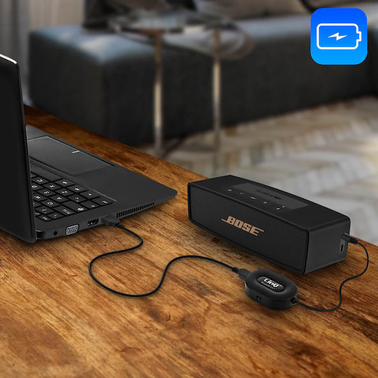 Audio Receiver Bluetooth 4.1 Jack Adapter Hands Free Kit Linq Black
