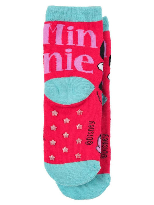 Superheroes Kids' Socks Non-Slip Fushia