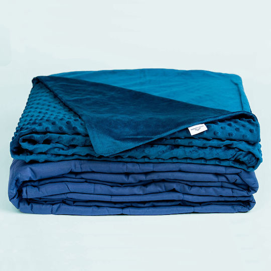 Nordic Paradise Gravity Blanket Single 150x200cm Blue Colour