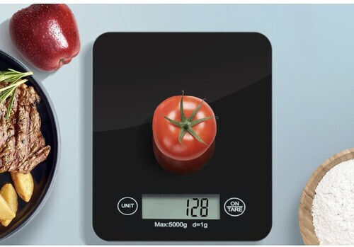 Ruhhy Digitale Küchenwaage bis 5kg Schwarze