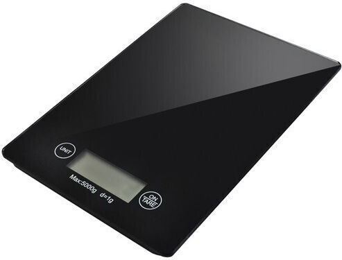 Ruhhy Digitale Küchenwaage bis 5kg Schwarze