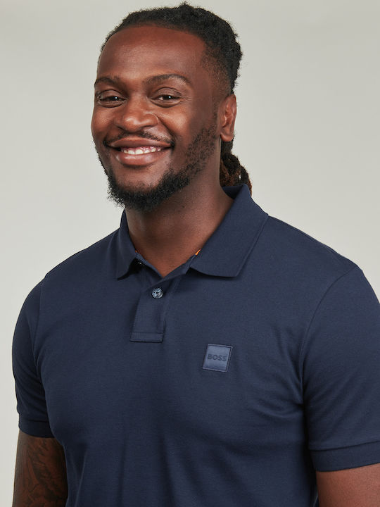 Polo T-shirt Navy Μπλε