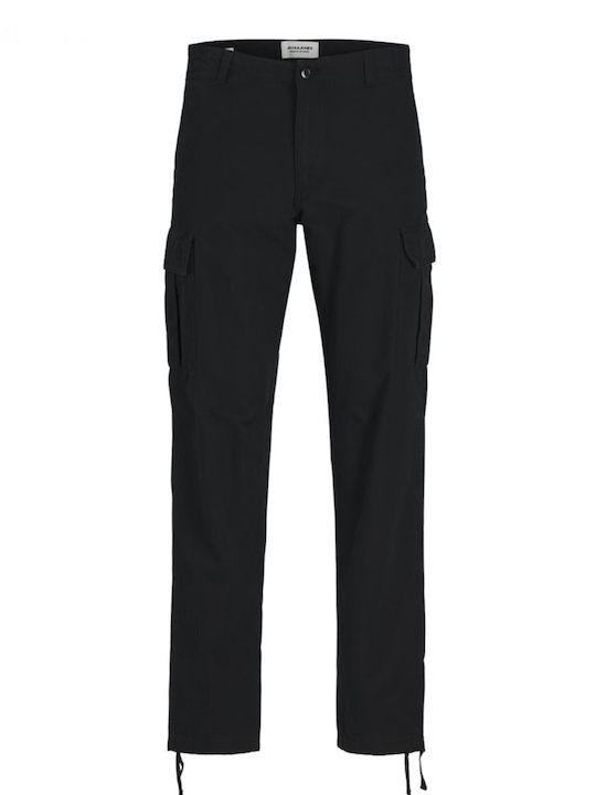 Trousers Cargo in Relaxed Fit Black
