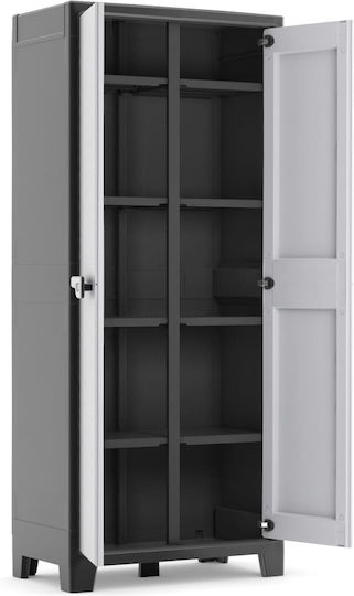 Δίφυλλη Titan Μεταλλική 80x44x182εκ. Δίφυλλη Titan Μεταλλική 80x44x182εκ.