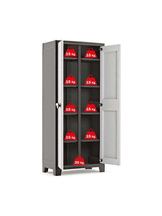 Double-leaf Metal Cabinet Titan 80x44x182cm