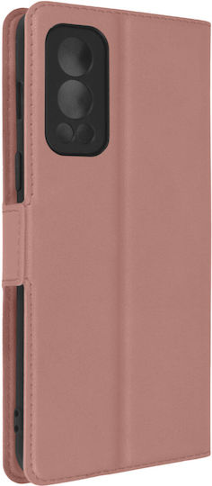 Oneplus Nord 2 Kartenhalter Video-Ständer Hülle Dual Tab Roségold