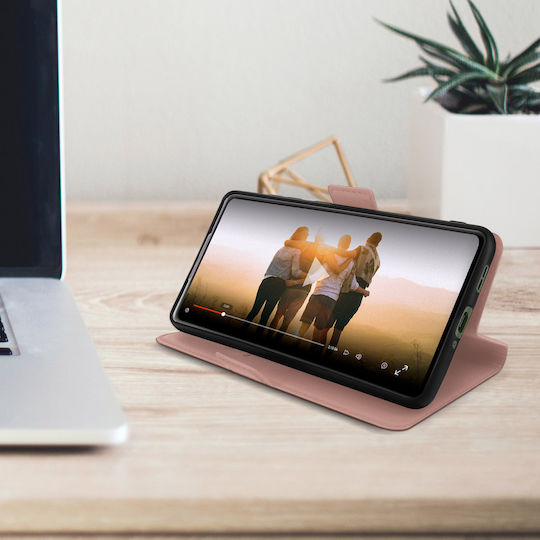 Oneplus Nord 2 Kartenhalter Video-Ständer Hülle Dual Tab Roségold