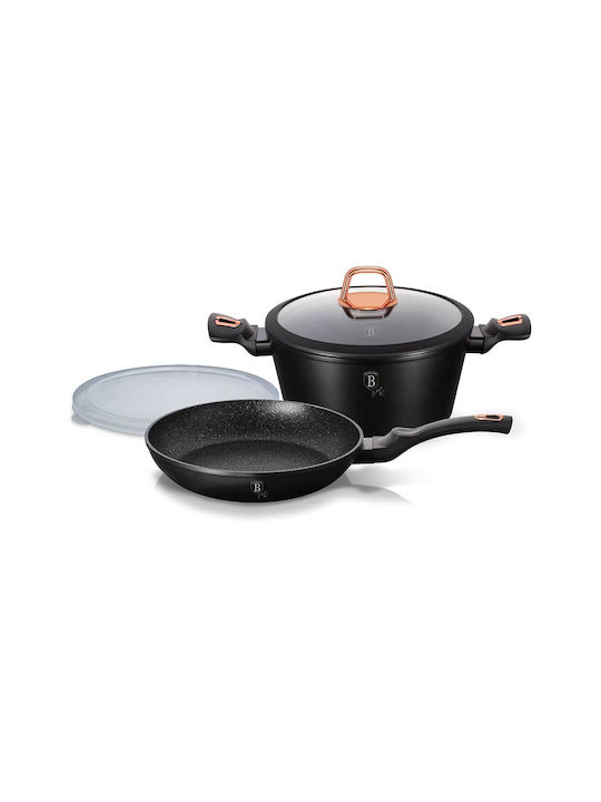 Berlinger Haus Black Rose Collection Kochgeschirr-Set 4Stück