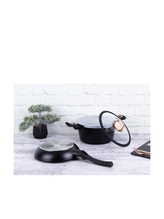 Berlinger Haus Black Rose Collection Kochgeschirr-Set 4Stück