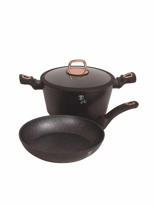 Berlinger Haus Black Rose Collection Kochgeschirr-Set 4Stück