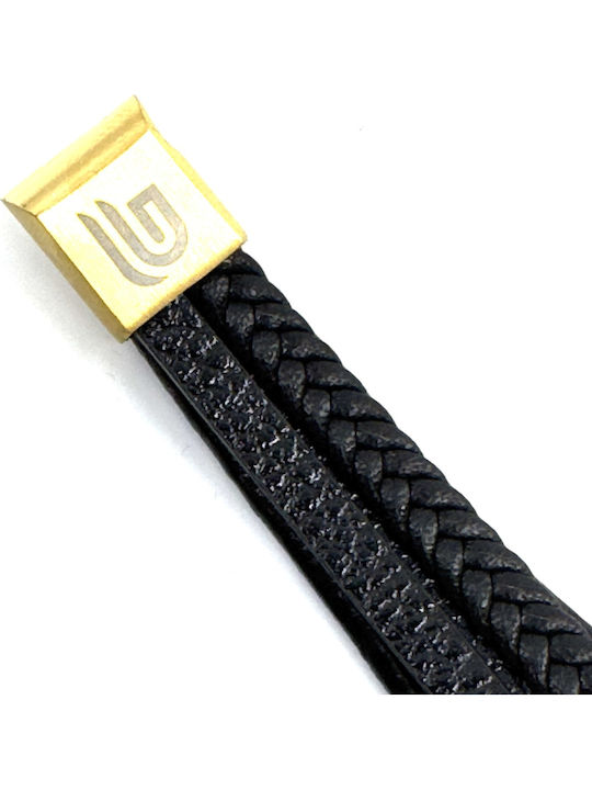 Legend Accessories Ανδρικό Βραχιόλι από Δέρμα 21cm