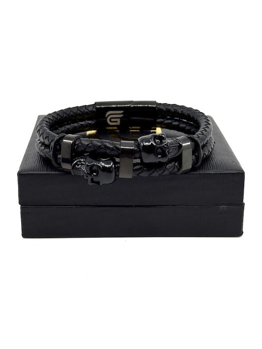 Legend Accessories Herren Armband aus Leder