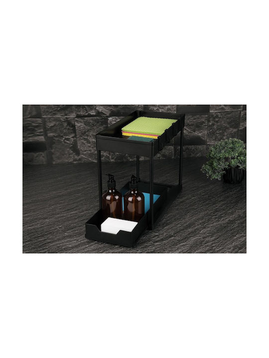 Berlinger Haus Metallisches Regal / Küchenorganisationsständer 40x22x33,5 cm Schwarze