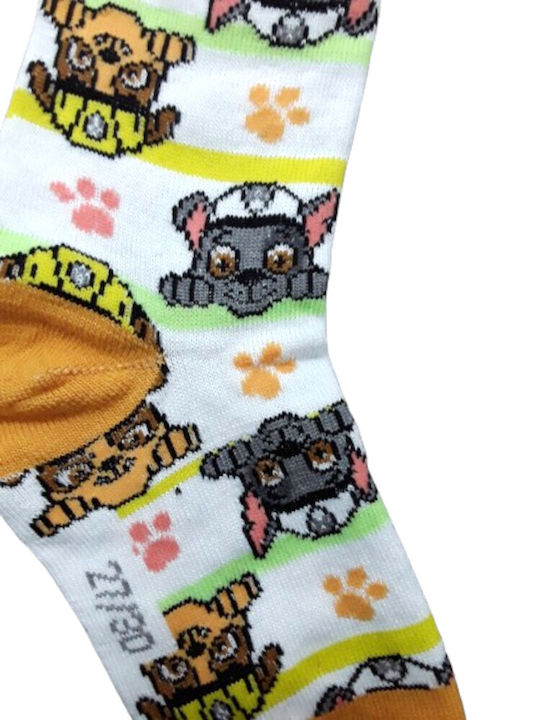 Paw Patrol Παιδικές Κάλτσες Green, Yellow