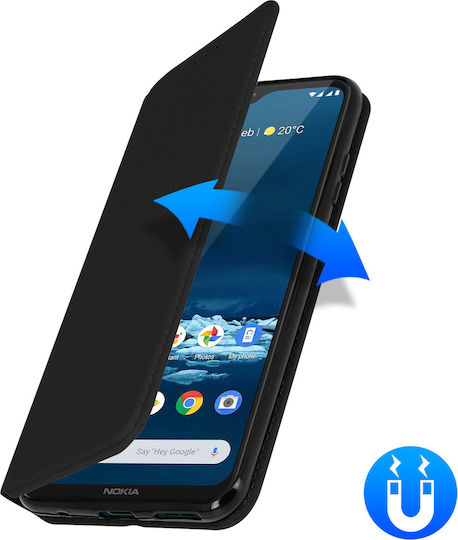 Back Cover Nokia 5.3 Wallet Stand Function Black