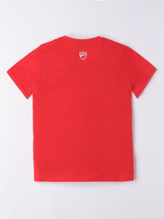 Ducati Kids Blouse Short Sleeve Red