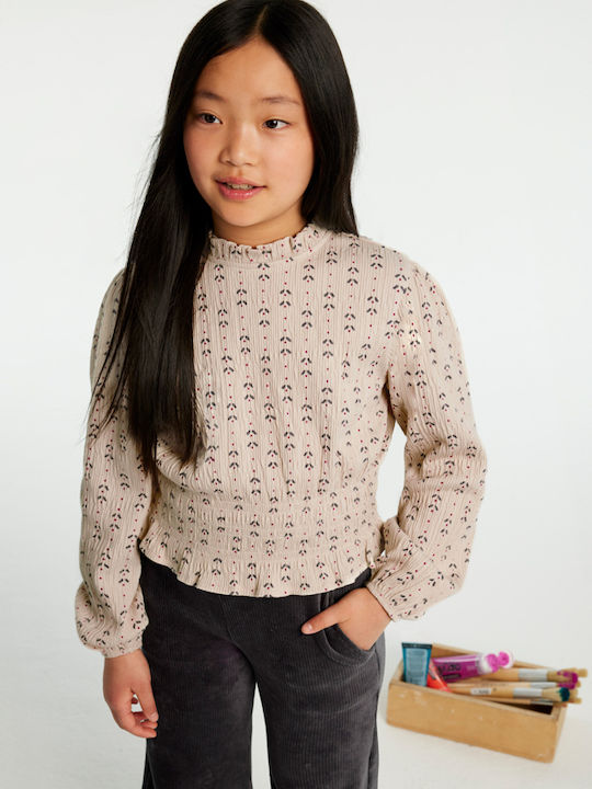 Mayoral Kids Blouse Long Sleeve White