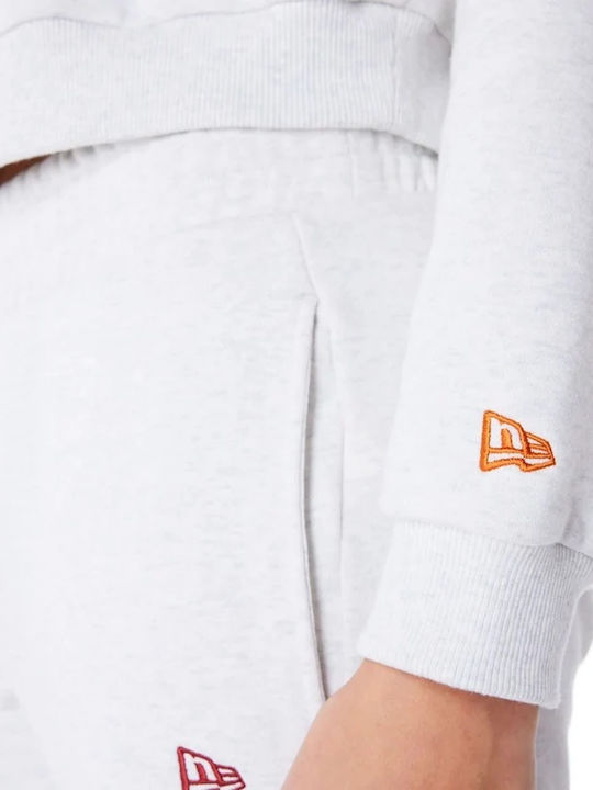 New Era Women's Cropped Sweatshirt WHITE