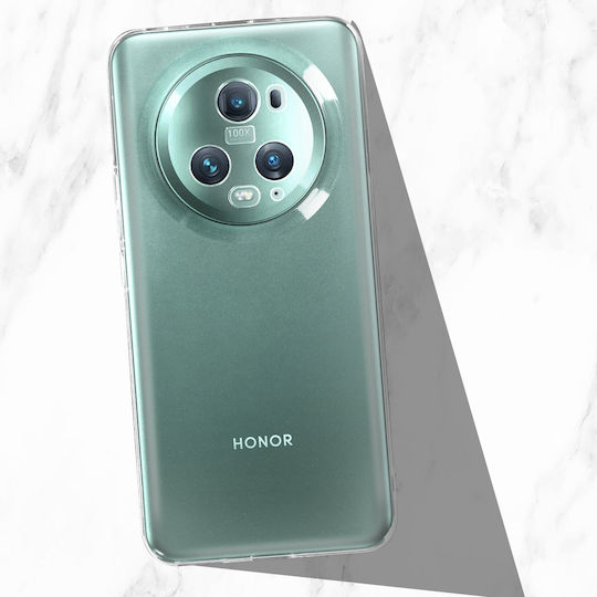 Hülle Honor Magic 5 Pro Silikon Gel Panzerglas 9h Schwarz Trim