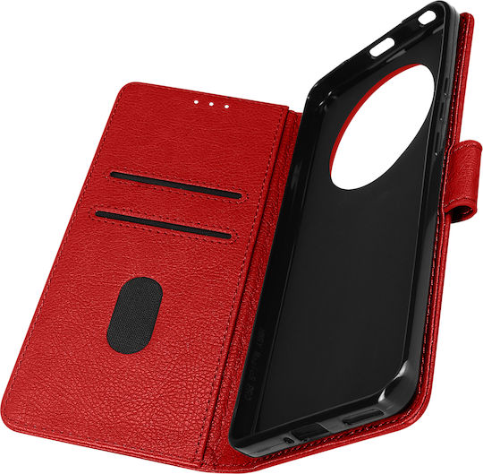 Red Flip Case Card Holder Video Support Honor Magic 5 Pro