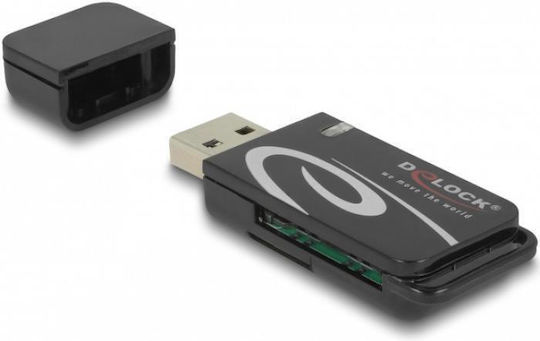 DeLock Card Reader USB 2.0 για SD/microSD