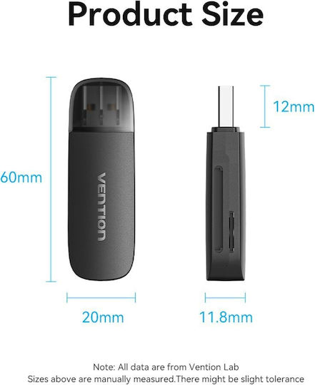 Vention Card Reader USB 3.0 για SD/microSD