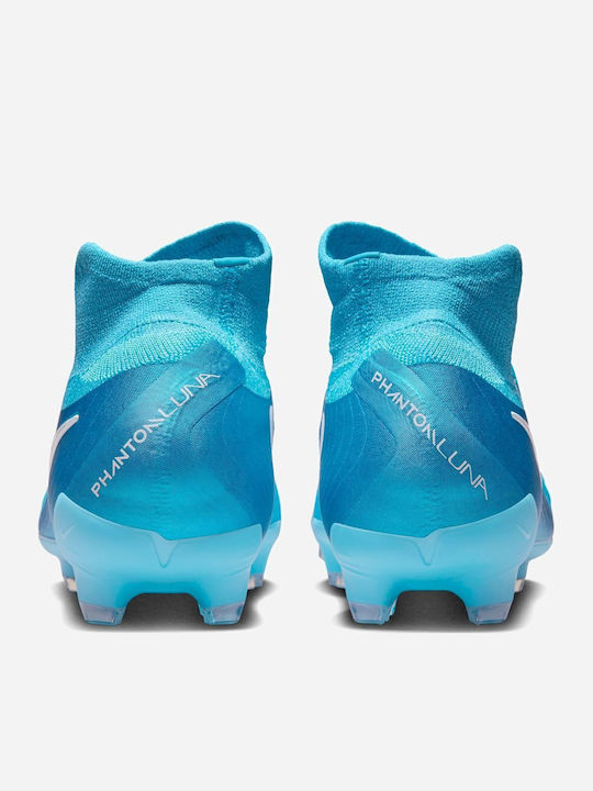 Nike Phantom Luna 2 Pro Football Shoes with Cleats Blue