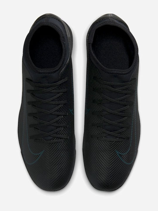 Nike Mercurial Superfly 10 Club Ποδοσφαιρικά Παπούτσια με Σχάρα TF Μαύρα